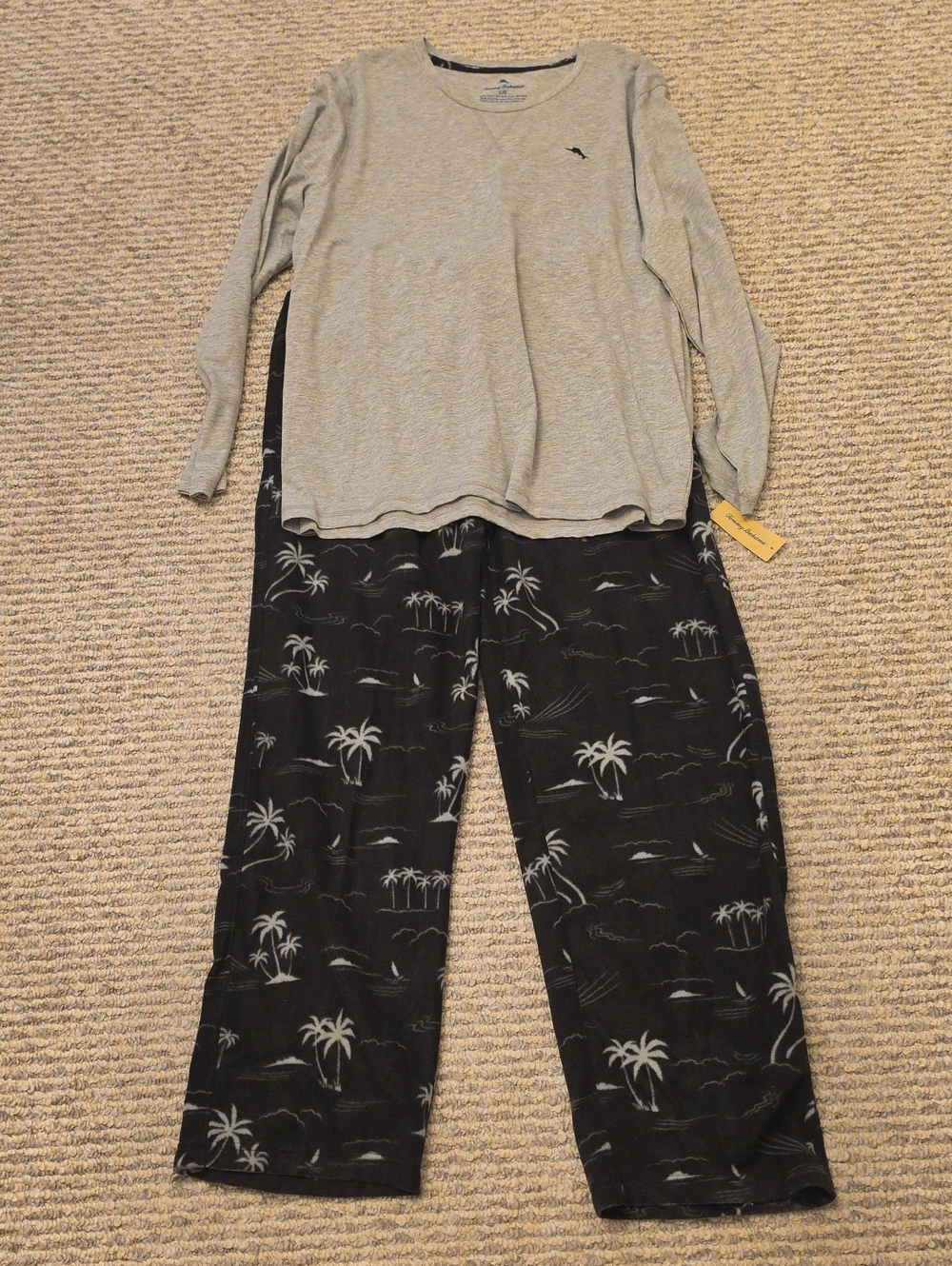TOMMY BAHAMA Mens 2 Piece Pajama Set Size L